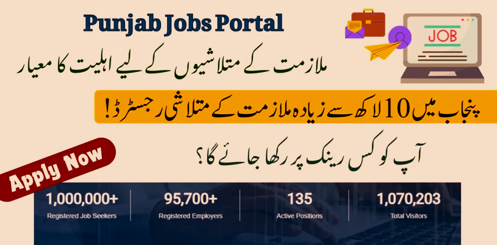 Apply for Online Jobs 2025 Over 1 Million Job Vacancies in Punjab