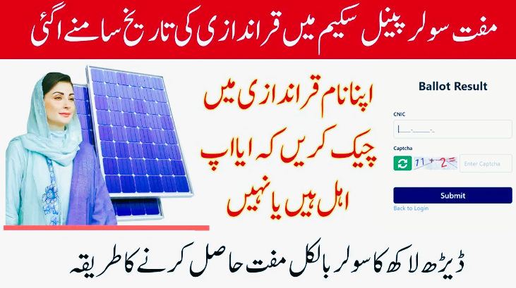 CM Punjab Solar Panel Scheme